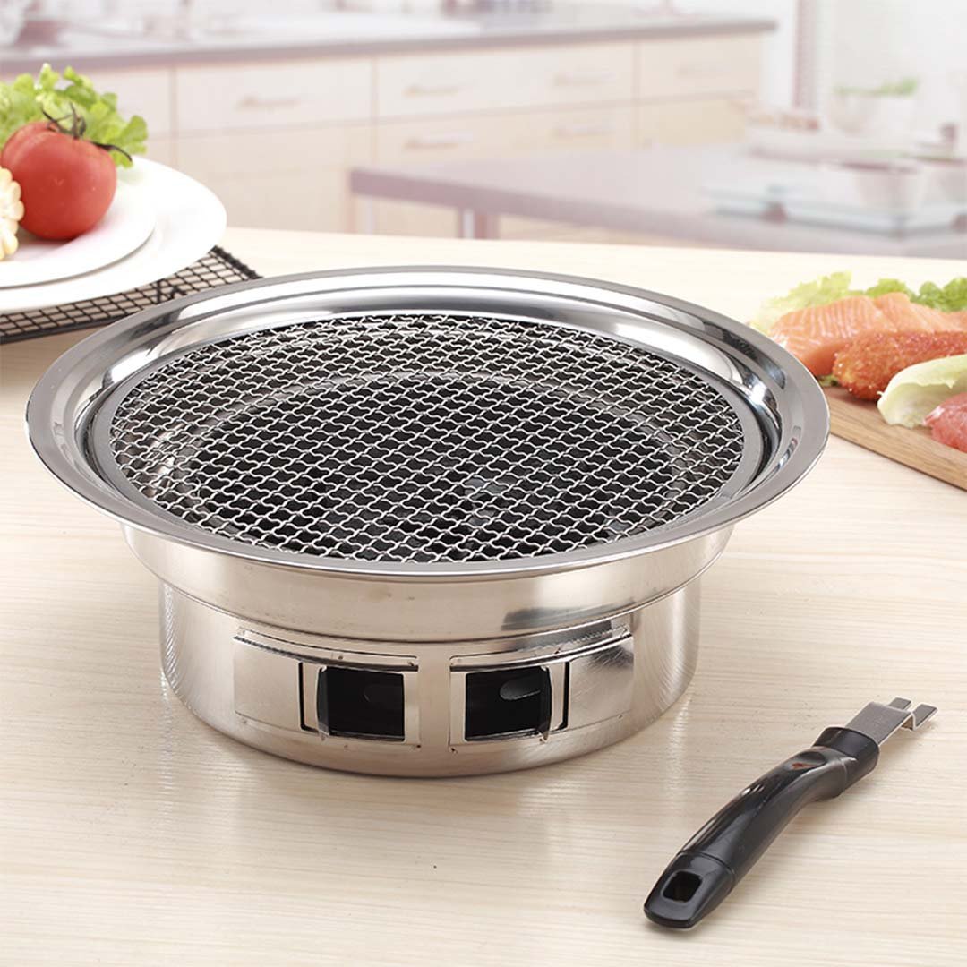 Portable Stainless Steel BBQ Grill Smokeless