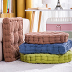 Coffee Plush Square Cushion
