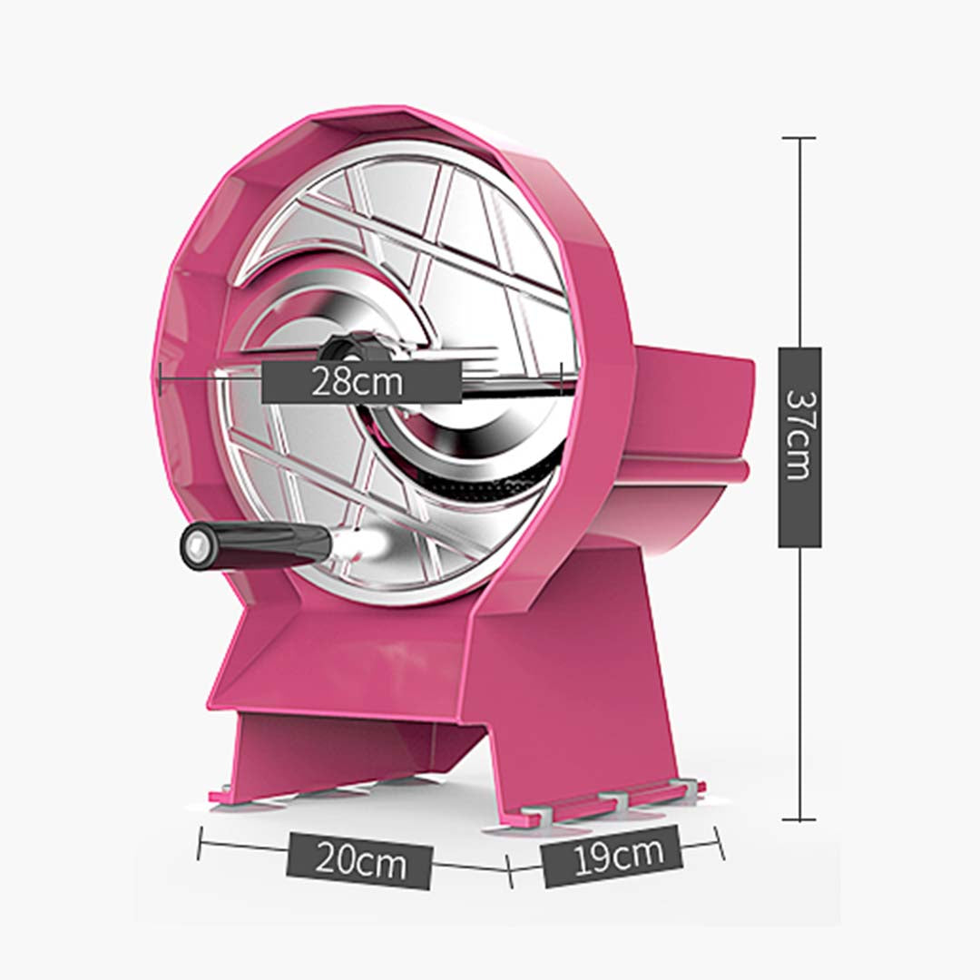 Commercial Manual Vegetable Fruit Slicer Pink