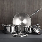 6 Piece Cookware Set Frying Pan, Milk, and Soup Pot with Lid