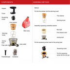 Cold Press Slow Juicer Green