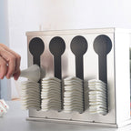 Stainless Steel Buffet Utensil Holder 4 Holes