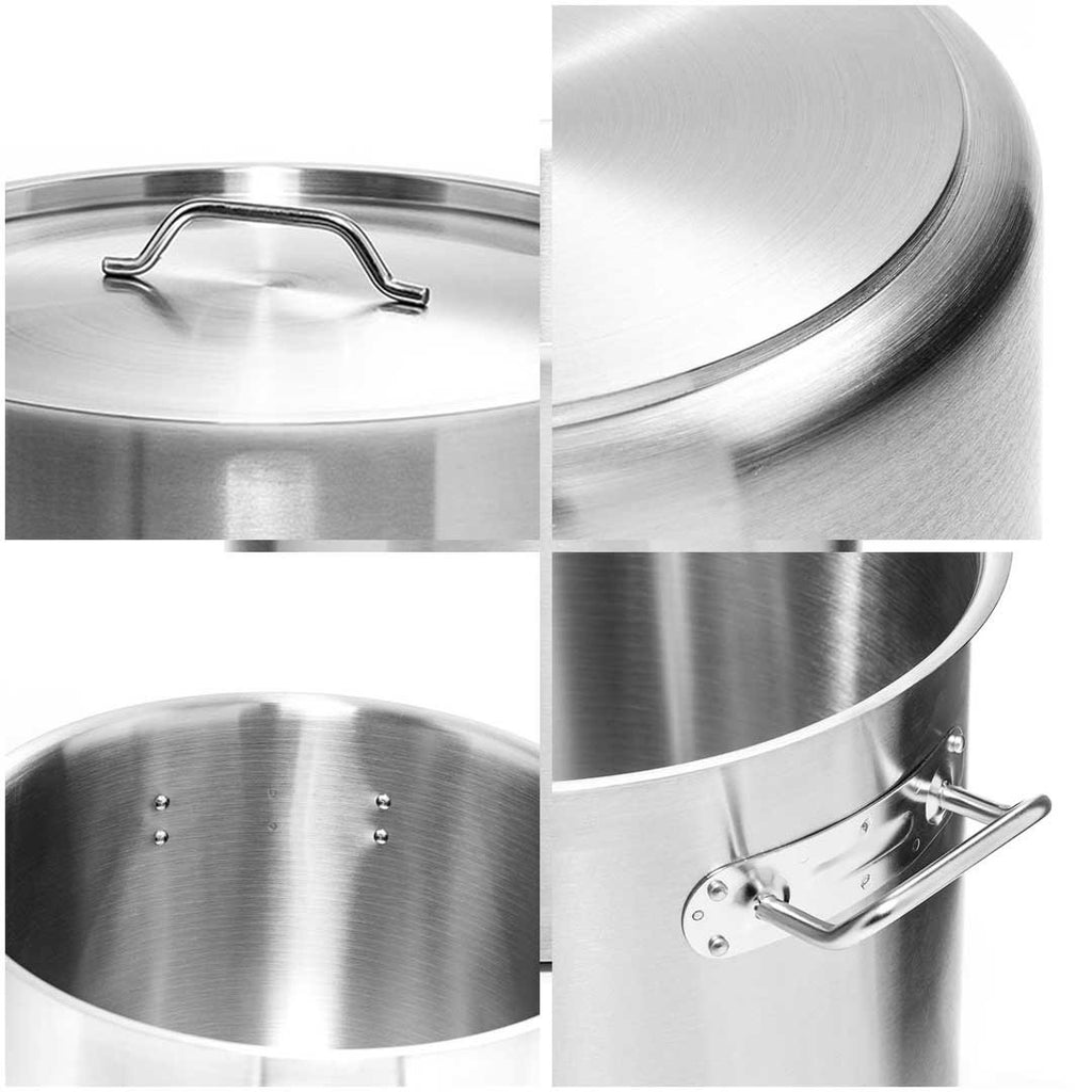 143L Top Grade 18/10 Stainless Steel Stockpot