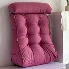 45cm Magenta Wedge Lumbar Pillow