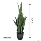 97cm Artificial Indoor Snake Sansevieria Plant