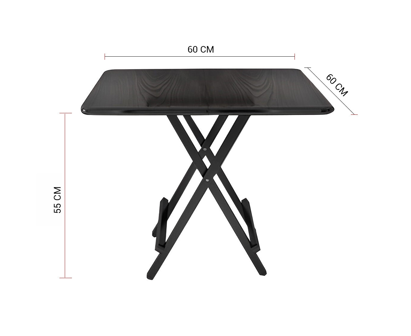 Black Foldable Portable Multifunctional Table