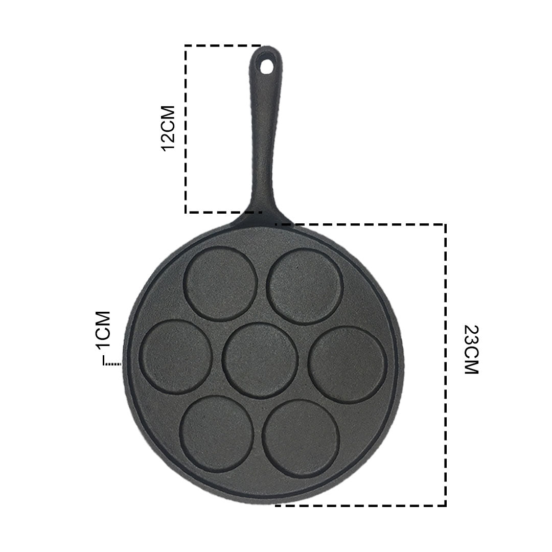 23cm Takoyaki Fry Pan 7 Hole Mold