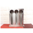 Stainless Steel Buffet Utensil Holder 3 Holes