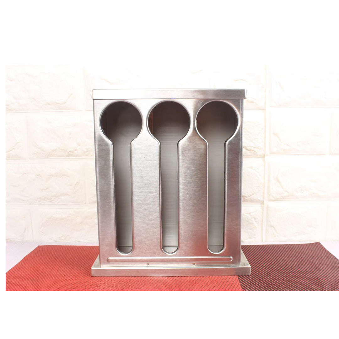 Stainless Steel Buffet Utensil Holder 3 Holes