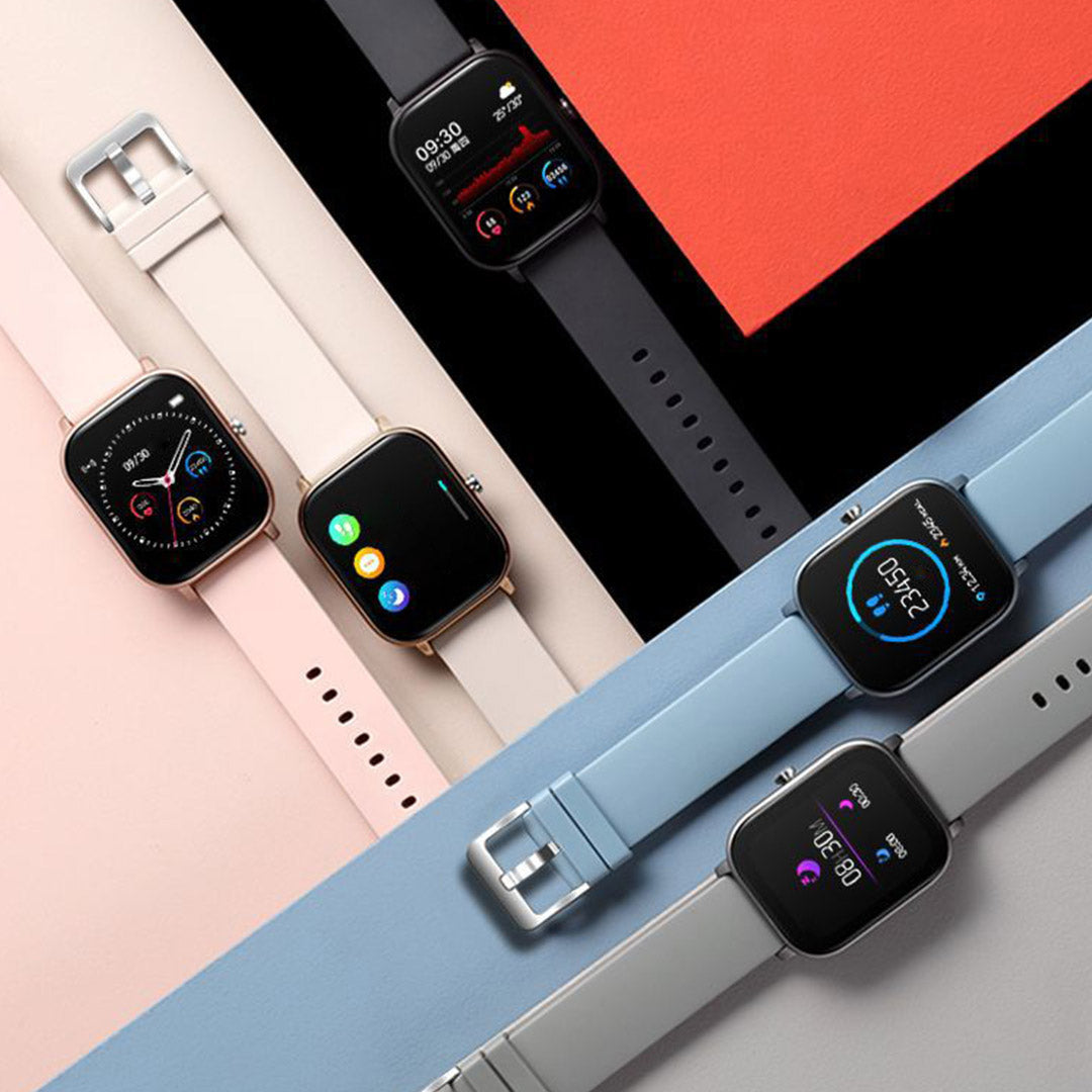 Waterproof Smart Watch Heart Rate Monitor P8 Blue