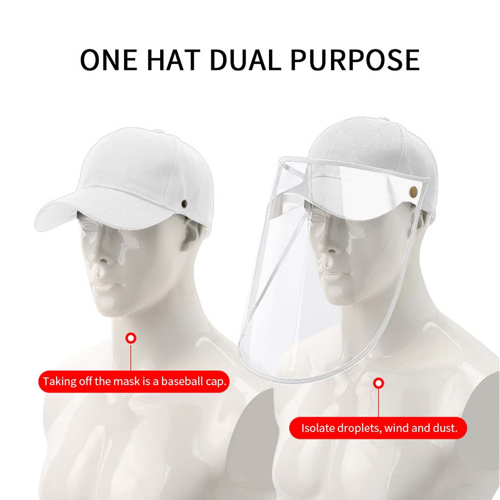 Outdoor Protection Protective Cap HD Shield Adult White