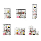 Black Portable 8-Cube Organiser