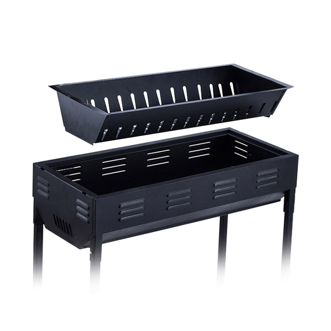 66cm Portable Folding Thick Box-Type Charcoal Grill