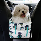 Car Pet Bag with Botanical Print