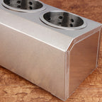 18/10 Stainless Steel Commercial Cutlery Holder with 4 Holes
