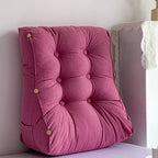 45cm Magenta Wedge Lumbar Pillow