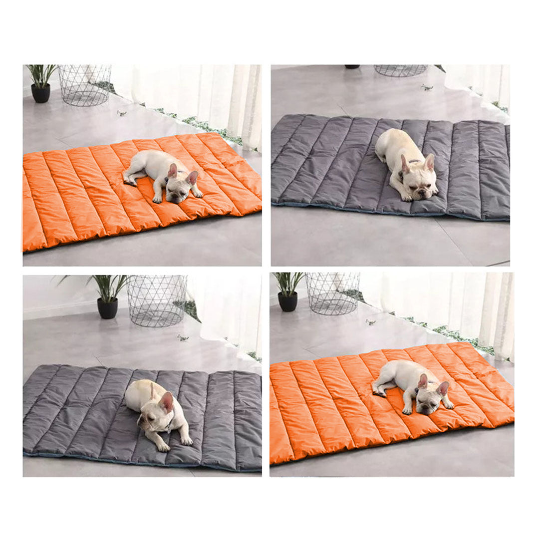 Grey Camping Pet Mat