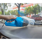 Portable Car Set Inflatable Air Bed Mattress Storage Organiser Handheld Vacuum Cleaner Black