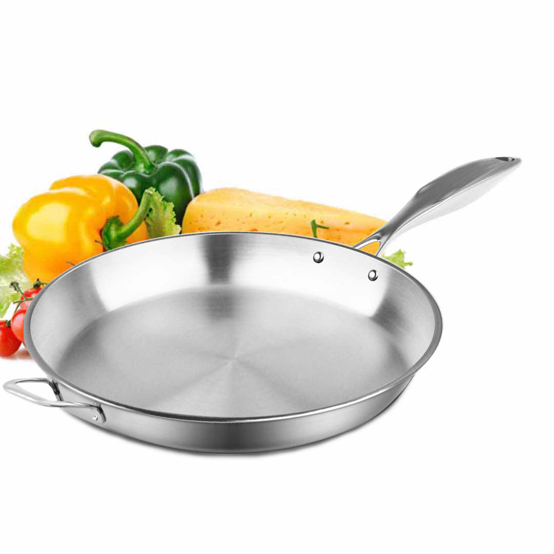 34cm Stainless Steel Top Grade Skillet FryPan
