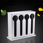 Stainless Steel Buffet Utensil Holder 4 Holes