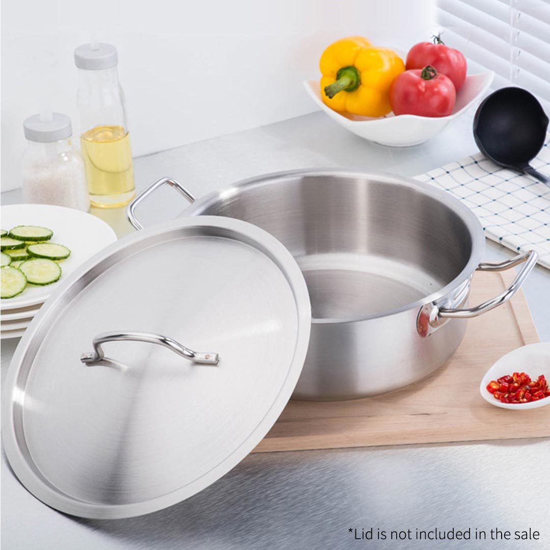 9L Top Grade 18/10 Stainless Steel Stockpot No Lid