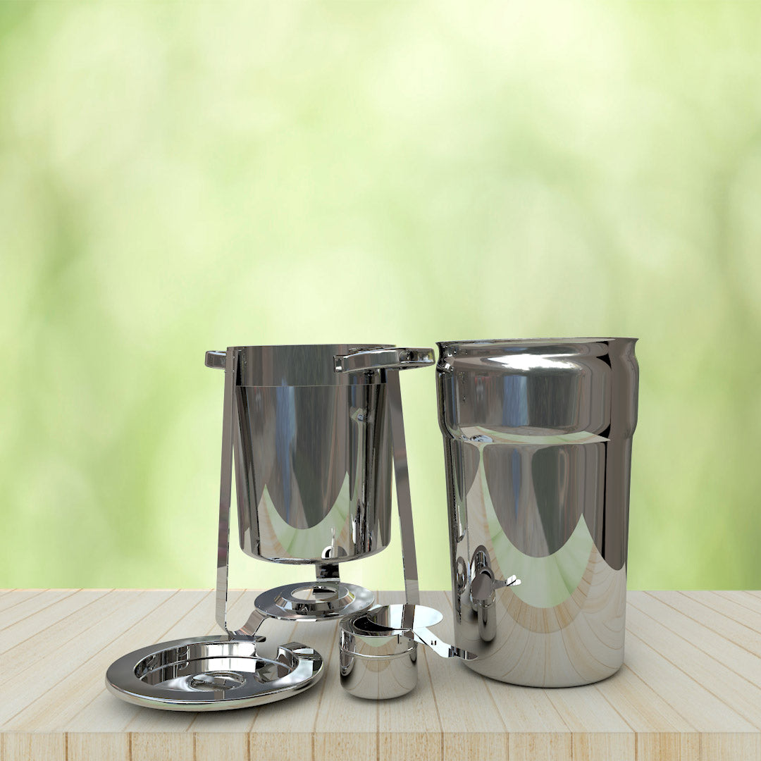 11L Round Stainless Steel Marmite Chafing Dish