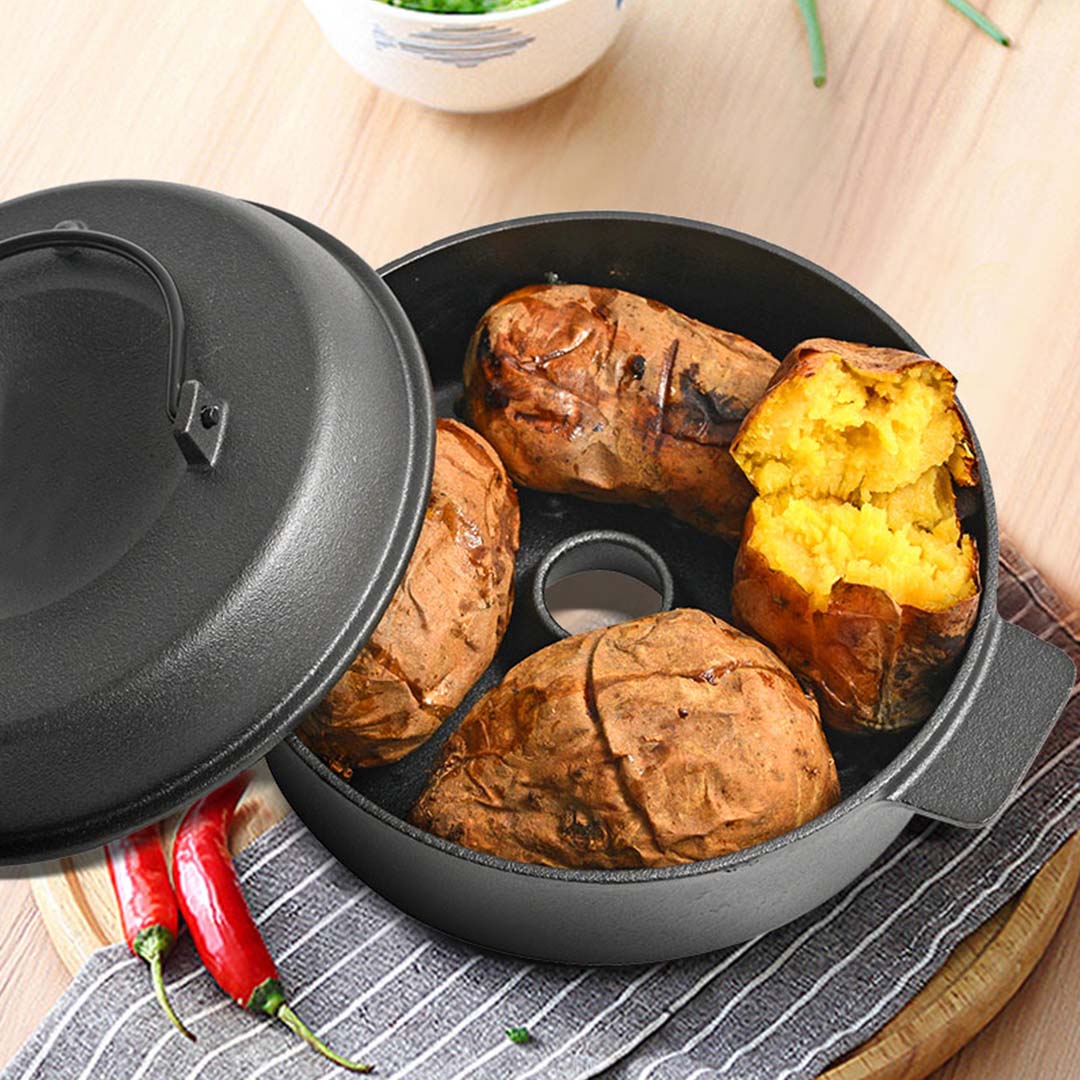 28cm Cast Iron Dutch Oven with Lid