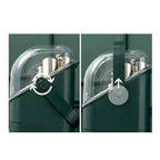 29cm Green Countertop Cosmetic Storage