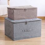 Coffee Small Double Zipper Storage Box