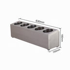 18/10 Stainless Steel Commercial Cutlery Holder with 5 Holes