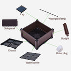 200X36CM Garden Plastic Planter Box with Legs