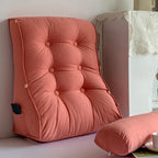 45cm Peach Wedge Lumbar Pillow