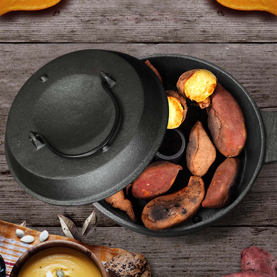 28cm Cast Iron Dutch Oven with Lid