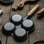 4 Mold Multi-Portion Cast Iron Fry Pan