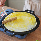 SOGA 37cm Cast Iron Crepes Pan Bakeware