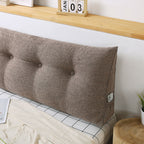 SOGA 180cm Coffee Wedge Bed Cushion