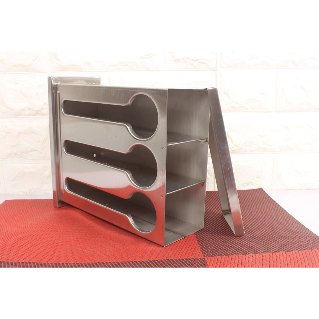 Stainless Steel Buffet Utensil Holder 3 Holes
