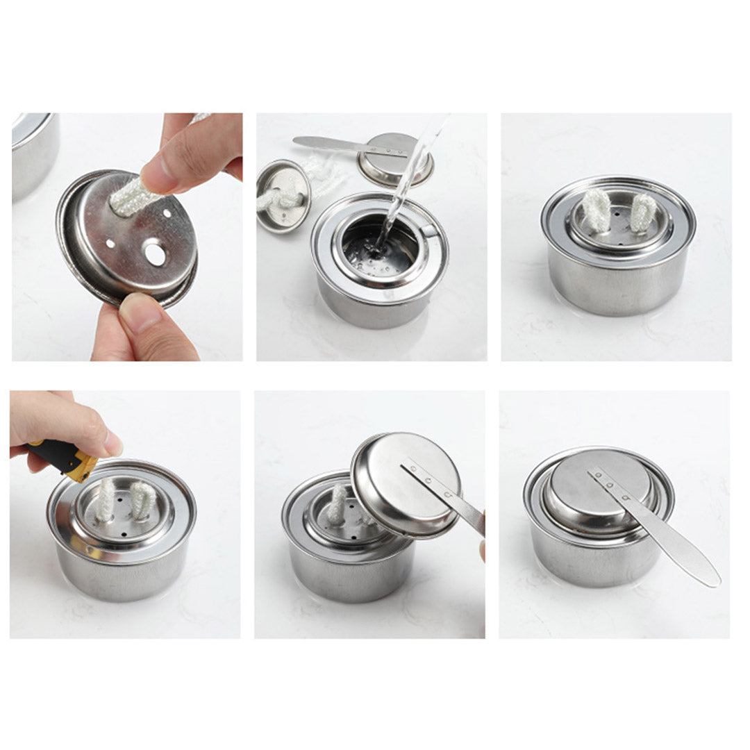 Stainless Steel Single Asian Hot Pot with Lid
