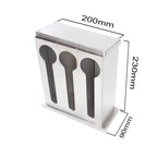 Stainless Steel Buffet Utensil Holder 3 Holes