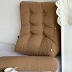 45cm Khaki Wedge Lumbar Pillow