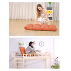 Floor Recliner Lazy Sofa Orange