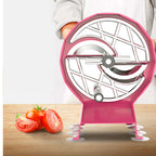 Commercial Manual Vegetable Fruit Slicer Pink