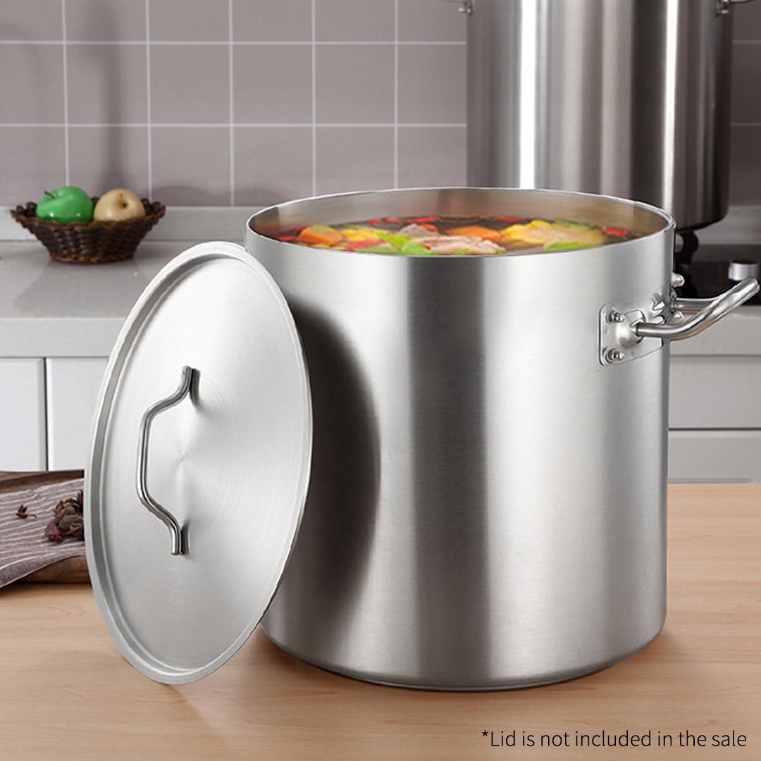 33L Top Grade 18/10 Stainless Steel Stockpot No Lid