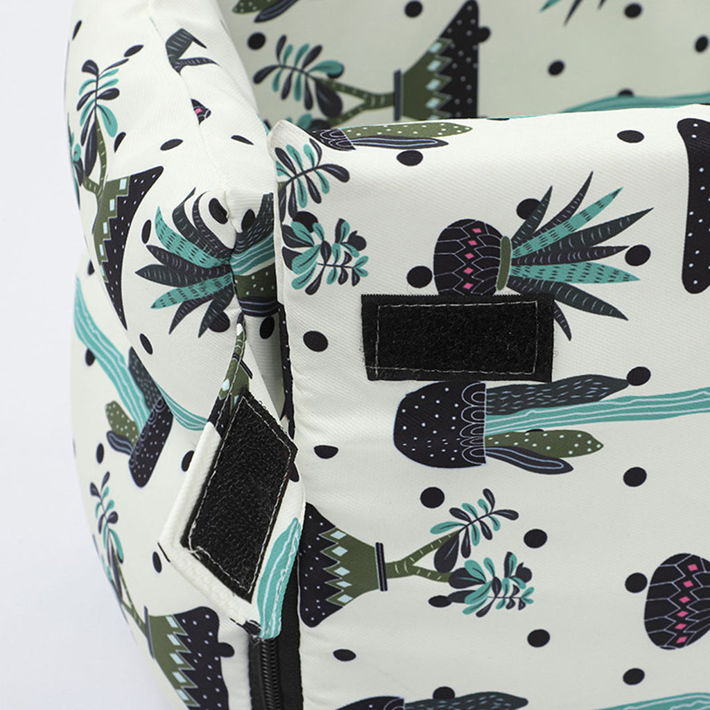 Car Pet Bag with Botanical Print