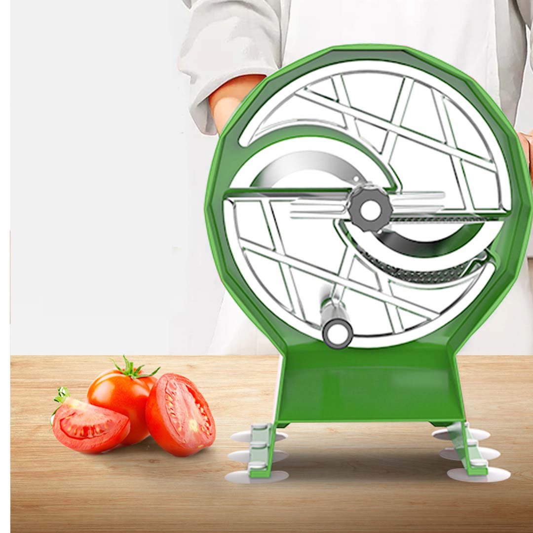 Commercial Manual Vegetable Fruit Slicer Green