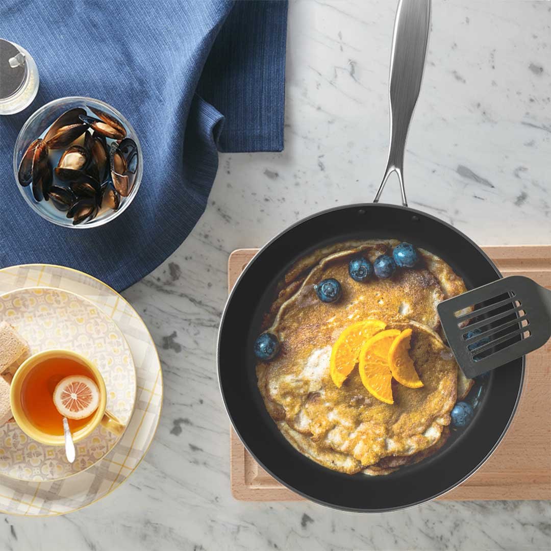 30cm Stainless Steel FryPan Non Stick Skillet
