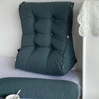 45cm Grey Wedge Lumbar Pillow