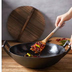 36CM Commercial Cast Iron Wok