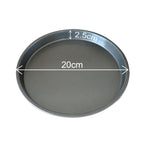 8-inch Round Steel Pizza Tray Oven Baking Pan