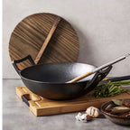 36CM Commercial Cast Iron Wok